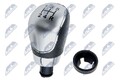 5-GANG SCHALTKNAUF CHROM SCHWARZ FÜR FORD B-MAX C-MAX FIESTA FOCUS MONDEO S-MAX