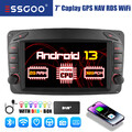 Autoradio 2+32G Android 13 DAB+ Carplay GPS Für Benz C-Klasse W203 CLK W209 W639