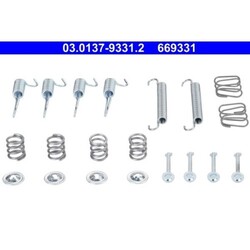 1x Zubehörsatz, Feststellbremsbacken ATE 03.0137-9331.2 passend für HYUNDAI