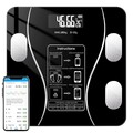 Körperanalysewaage mit App Smart Waage für Körperfett, BMI, Muskelmasse, Protein