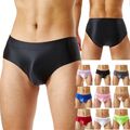iEFiEL Herren Slips ÖL Glanz Unterwäsche Briefs Stretch Hipster Panties Badehose