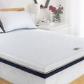 9 Zonen Matratze Topper Bambus-Kohle Gelschaum H3 Matratzenauflage-160x200x7.6cm