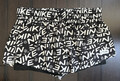 Nike LOGO schwarz weiss Damen Shorts  Sport Fitness Trainings Hose Kurz Gr XL