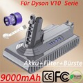 9Ah Akku + Filter Für Dyson V10 SV12 Absolute Animal Staubsauger Sony Cell Akku