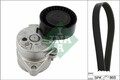 INA 529 0458 10 Keilrippenriemensatz für BMW 5 Limousine (E39) 3 Limousine (E46)