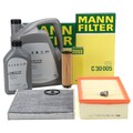 MANN Filterset 3-tlg + 6L ORIGINAL 0W20 für VW GOLF 8 PASSAT B8 TIGUAN 2.0 TDI
