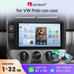 Für VW Polo 9N 2001-2009 DAB+ Android 13 Carplay Autoradio GPS Navi WIFI BT FM