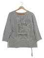 Rabe Pullover Damen Grau Gr. 44 L Klassisch Elegant Schriftzug