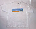 Microsoft Windows XP T-Shirt XL Promo Launch 2001 Logo White Graphic Tee Y2K