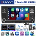 DAB+DVR+KAM Android 14 Autoradio GPS CarPlay APPLE NAVI DAB+ Für Porsche Cayenne