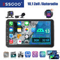 360° Drehbar Display Autoradio 32G Android 13 KAM Carplay GPS Navi WIFI SWC 10"