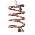 Bird Rope Perch Parrot Colorful Climbing Toy for Small and Medium Bird