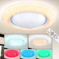 RGB LED Decken Lampe Flur Sternen Effekt Tages-Licht Leuchte CCT FERNBEDIENUNG
