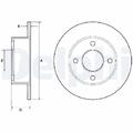 2x Delphi Bremsscheibe hinten 926218 u.a. für Audi | BG2343