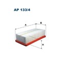 1x Luftfilter FILTRON AP 133/4 passend für RENAULT