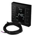 MCO Home Z-Wave Raumthermostat Thermostat schwarz Fußbodenheizung Infrarot-Heizu