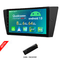 DAB+ Für BMW 3er E90-E93 9" QLED Autoradio Navi CarPlay Android 13 8-Core 4G LTE