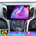 13.1" 4+64G 2K Android 14 CarPlay Autoradio GPS FM Für Hyundai i30 GD 2012-2016