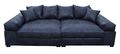Big Sofa Couchgarnitur Megasofa Riesensofa GULIA - Gobi 4 Schwarz