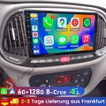 6+128G Carplay 8-Kern SWC Android 14 Für Fiat Doblo 2015-2019 Autoradio GPS Navi