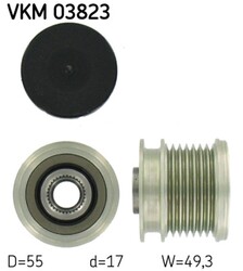 Generatorfreilauf SKF VKM 03823 für MERCEDES CLS GLC CHRYSLER GL CLK KLASSE S212