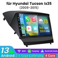 Carplay für Hyundai iX35 2009-2015 Android 13 GPS Navi Autoradio WIFI BT FM RDS