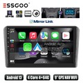 9" Android 13 4+64G Carplay Autoradio Für Audi A3 03-13 S3 GPS Navigation Kamera