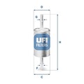 UFI Kraftstofffilter Spritfilter Kraftstoffilter 31.740.03