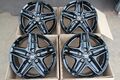 VW Bus T5 T6 T6.1 T7  Satz 18 Zoll Felgen Alufelgen Borbet CWZ schwarz glänzend