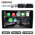 9" Android 13 Autoradio Carplay 2+64G GPS NAV RDS Für Fiat Ducato Peugeot Boxer