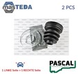 G6F022PC ACHSMANSCHETTE ANTRIEBSWELLE TRANSMISSION END PASCAL 2PCS NEU