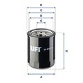 UFI Ölfilter 23.652.00 passend für Isuzu D-Max II 2.5 CRDi 4x4