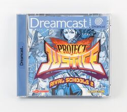 Project Justice Rival Schools 2 - Sega Dreamcast PAL - komplettes Spielhandbuch CIB