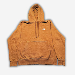 Nike Hoodie Pullover Größe M braun Kapuzenpullover Sweatshirt Herren