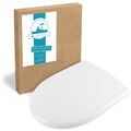 WC-Sitz Absenkautomatik für Keramag Renova Nr. 1 D-Form Toilettendeckel Weiß