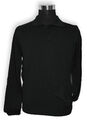 Pullover Herren Polo 3 Buttons Unten Wolle Jacke Merino Made IN Italy