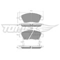 1x ORIGINAL® Tomex Brakes TX 15-76 Bremsbelagsatz, Scheibenbremse Vorne, inkl.