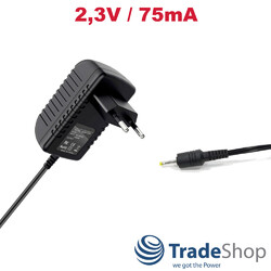 Netzteil Ladegerät 2,3V 75mA für Braun BT3324, Multi Grooming Kit MGK3020