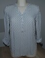 ESPRIT Bluse Tunika Größe 34 XS langarm ohne Kragen 100 % Viskose
