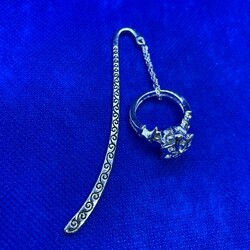 Der Herr der Ringe LOTR / Hobbit - Ein Ring Metall Charm Lesezeichen Tolkien NEU
