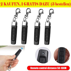 433mhz universal Fernbedienung Garagenöffner Garagentor Handsender Sender DE