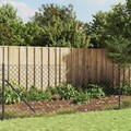 Maschendrahtzaun mit Bodenflansch Gartenzaun Drahtzaun Gitterzaun Zaun vidaXL
