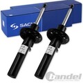 2x SACHS GASDRUCK STOSSDÄMPFER VORNE passend für AUDI Q3 [8U] auch quattro