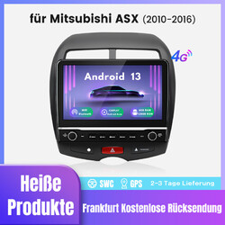 Für Mitsubishi ASX 2010-2016 Android 13 Autoradio Navi GPS WIFI CarPlay 6+128G