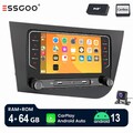 DAB+ 4+64G KAM Für Seat Leon MK2 1P1 2005-2012 Android 13 Autoradio GPS WIFI SWC