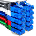 10x 1m CAT6 Patchkabel Netzwerkkabel RJ45 LAN DSL Ethernet Router PC Kabel