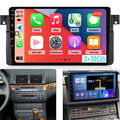 Carplay 9" Android 12 Autoradio GPS Navi WIFI DAB+ 2+32G Für BMW 3er E46 1998-06