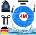 Pool Schwimmgurt 4M Einstellbar Schwimmwiderstand Zugseil Leine Gürtel Schwimmen