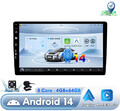 4GB+64GB 9" Android 14 Autoradio Car Stereo GPS Navi BT SWC Carplay Wifi RDS DSP