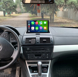 4G+64G 8-core Android14 Für BMW X3 E83 2004-2012 Autoradio GPS Navi BT SWC DAB+